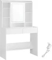 Vasagle Tualetinis staliukas su LED apšvietimu