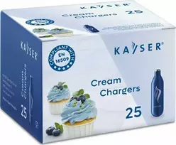 Art N2O kasetės plaktos grietinėlės sifonui 7,5g Kayser 25 vnt/pak.