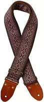 Diržas gitarai Stagg Diamond SWO-LOS-Raudonas