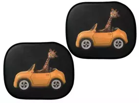 Ikonka KIK lipnios apsaugos nuo saulės automobilio langui ŽIRAFA, 2 vnt.