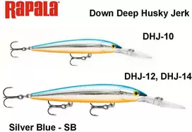 Vobleris Rapala Down Deep Husky Jerk Sidabrinis Mėlyna SB