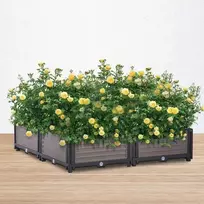 Augalų dėžė GROW CUBE L, 82x82x17 cm