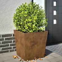 sodo vazonai 2 vnt 50x50x50 cm oro sąlygoms atsparus plienas