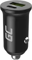 Green Cell Žalias Cell Žalias Cell Autoladegerät 38W GC PowerRide Nano38 su USB-C USB-A Maitinimo tiekimas ir Ultra Charge Schnellladung