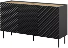 Cama Meble Komoda - Onda 150x45x85 Juoda