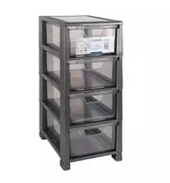 Komoda Tontarelli Linea mini, 20 x 28,3 x 43,8 cm, pilka