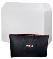 DJ stalas Stand4Me DJ screen pro MKII BL/WH