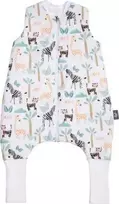 PULP BAMBOO Baby miegmaišis su 2 TOG kojinėmis - SPALVOTAS SAFARI nuo 6m iki 2,5l