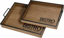 Bistro serviravimo padėklai, 2 vnt