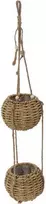 Home Styling Collection Pakabinamas gėlių vazonas dviem gėlėms, 72 cm