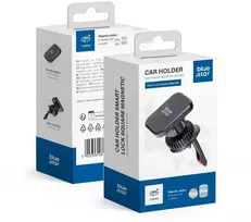 BlueStar Magnetic car phone holder Blue Star Smart Lock Square air vent juodas