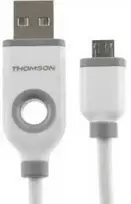 THOMSON THCABLEMIC2A - greitas laidas - Micro USB, 1m, baltas