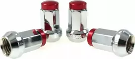 D1Spec Kute nakrętki D1Spec Plienas 12x1,25 Sidabrinė/Raudona