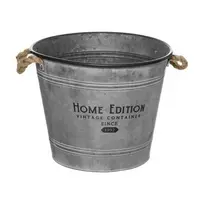 Atmosphera Vintage Dangtis cinkuotas, vintažinis kibiras, Ø 38 cm