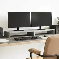 Laikiklis Monitoriaus stovas, betono, 100x27x10cm, apdirbta mediena