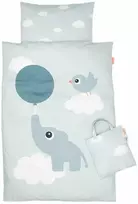 Done by Deer patalynės užvalkalų komplektas Elphee Mėlyna