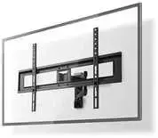 Nedis TVWM1550BK televizoriaus laikiklis 177,8 cm (70") juodas