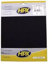 HPX švitrinis popierius p80 - 4 vnt.