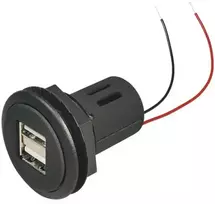 Pro Car USB lizdas 2 USB 8-24V 2 x 2500 mA
