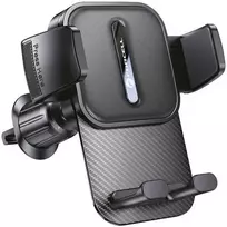 Car phone holder Forcell F-Grip Guardian AV air vent juodas