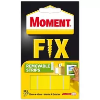 DVIPUSĖ LIPNIOJI JUOSTA „MOMENT SUPER FIX REMOVABLE“