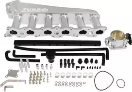 TurboWorks_D Nissan RB20 įsiurbimo kolektorius su droseliu ir degalų bėgeliu