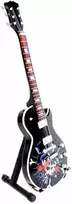 Deco Gifts Kolekcinė rankų darbo mini gitara Guns N’ Roses Slash, mahagonas, 1:4, su stovu