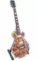 Indominiguitars Mini gitara Greta Van Fleet – Jake Kiszka, rankų darbo, medinė, su stovu