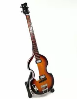 Indominiguitars Mini bosinė gitara – Paul McCartney, The Beatles stilius, kolekcinė, mahagonas