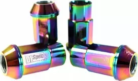 D1Spec Kaltinės veržlės D1Spec Heptagon 2in1 Plienas 12x1.5 Neo