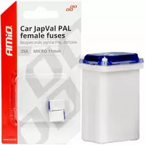 Japval PAL automobilio saugikliai, moteriški, 2 vnt., 25A, amio-03459