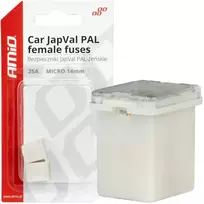 Japval PAL moteriški automobilio saugikliai, 2 vnt., 25A, amio-03452
