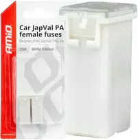 Japval PAL automobilio saugikliai, moteriški, 2 vnt., 25A, amio-03436