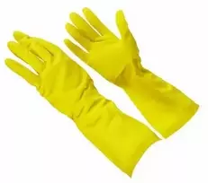 Plast buitinės guminė latekso pirštinės (12porų) - XL