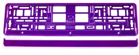 Numerio laikiklis – metalizuotas violetinis, AMIO-03172