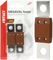 „Megaval MTA“ automobilio saugikliai, 2 vnt., 500 A, amio-03472