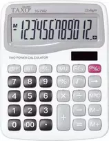 Titanum Titano skaičiuotuvas Stalinis skaičiuotuvas TG-2562 baltas Taxo Graphic 12 skaitmenų