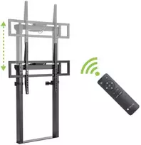 Techly TV laikiklis Grindinis TV stovas 55-100", iki 120 kg, elektrinis, su nuotolinio valdymo pulteliu