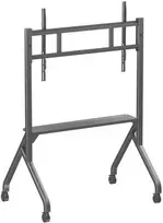 Techly TV laikiklis Mobilus TV stovas 55–86" iki 80 kg su reguliuojama AV lentyna