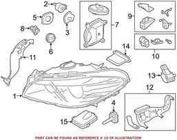 BMW F07 F10 F11 Z4 E89 Detaliu Rinkinys Originalus 63117343916