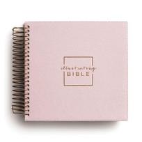 Illustrating Bible Niv: Spiral Bound Bible Journal, Pink