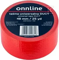 Onnline INTERNETINĖ JUOSTA 48MM/25YD RAUDONAS VADAS