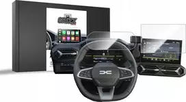GrizzGlass Folia keramikinė GrizzGlass CarDisplay Protection do Dacia Spring 10" 2024 [2w1]