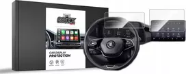 „GrizzGlass“ keraminės plėvelės automobilio ekrano apsauga, skirta „Skoda Kodiaq 2 13" 2024 [2in1]