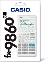 Mokslinis skaičiuotuvas CASIO FX-9860GIII-W-ET, 89x178x23 mm