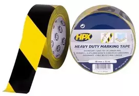 HPX itin tvirta žymėjimo juosta, geltona/ruda, 48 mm x 33 m