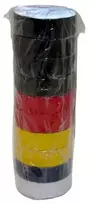 HPX 10 vnt. izoliacinės juostos, spalvų mišinys, 19 mm x 10 m