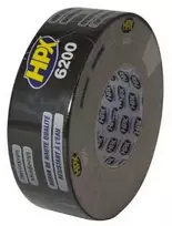 hpx Lipni juosta, juoda, 50 mm x 50 m