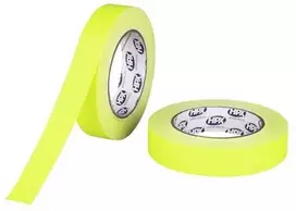 hpx Gaffatape fluorescencinė geltona juosta, 25 mm x 25 m