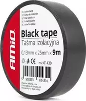 Amio Lipni juosta 0,13 mm x 25 mm x 9 m, 1 vnt., juoda